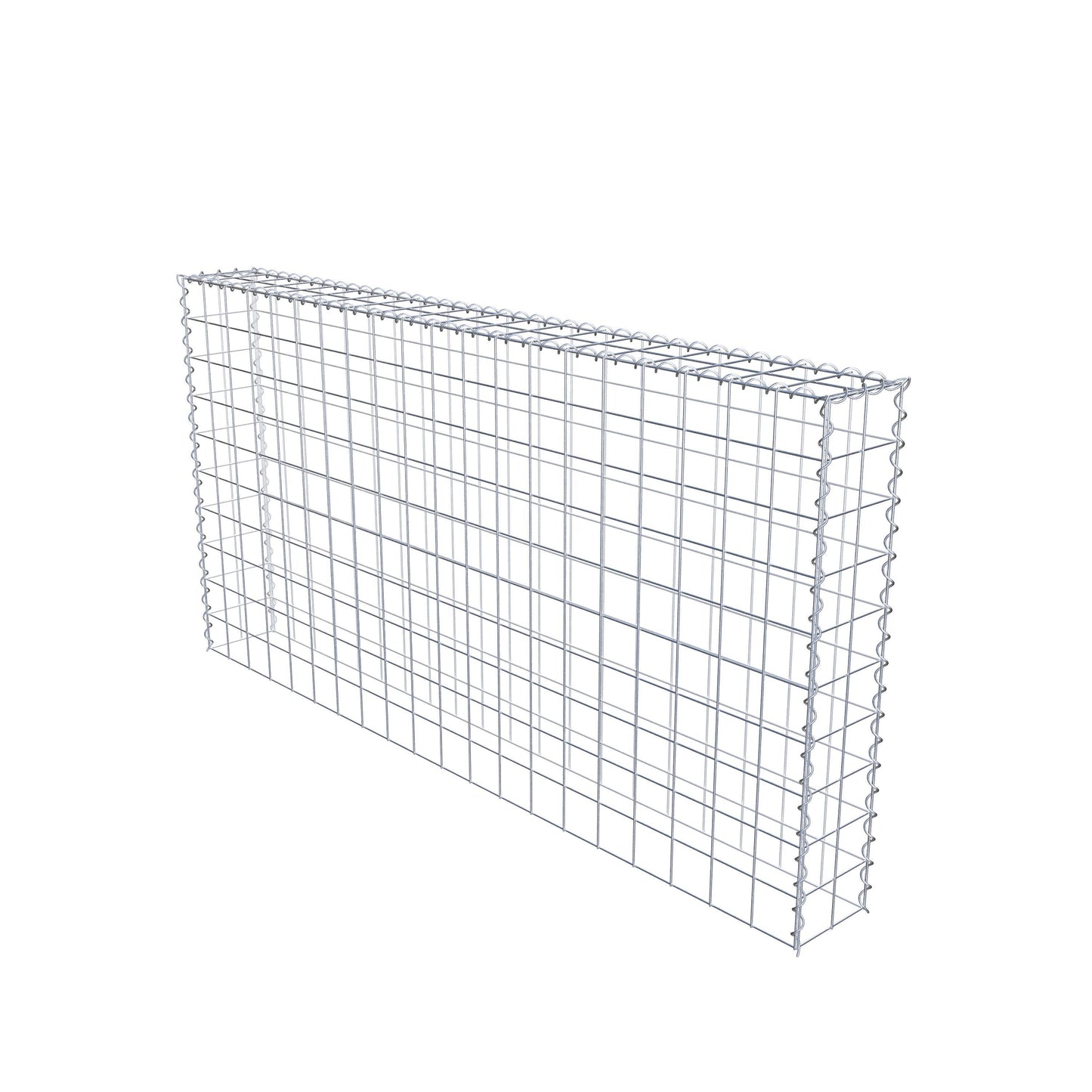 Grown-on gabion type 3 200 cm x 100 cm x 20 cm (L x H x D), mesh size 10 cm x 10 cm, spiral