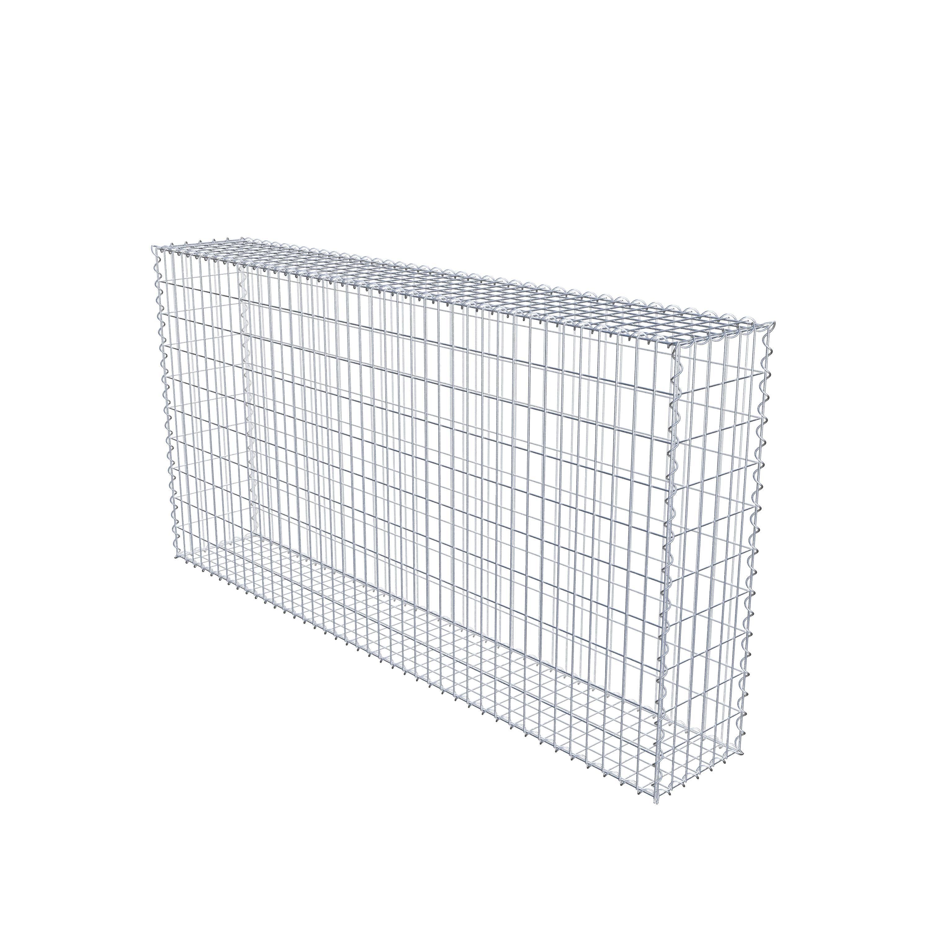 Gabion 200 cm x 100 cm x 30 cm (L x H x P), maille 5 cm x 10 cm, spirale