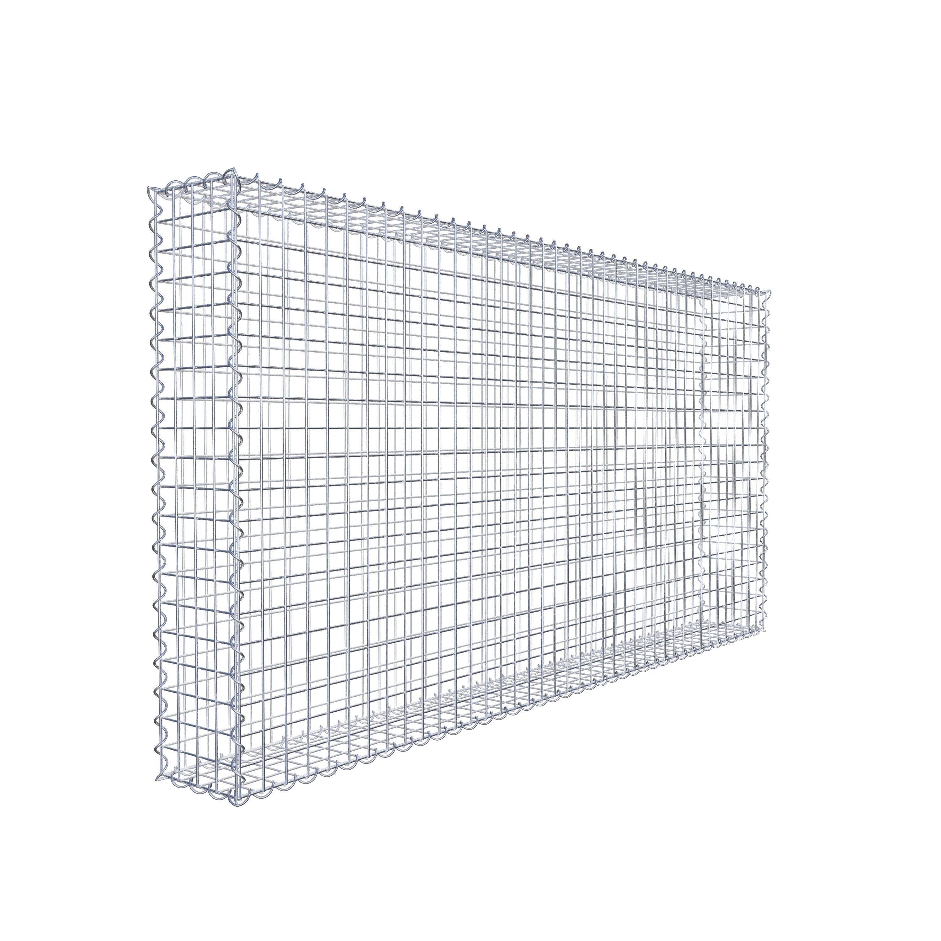 Gabion 200 cm x 100 cm x 20 cm (L x H x P), maille 5 cm x 5 cm, spirale