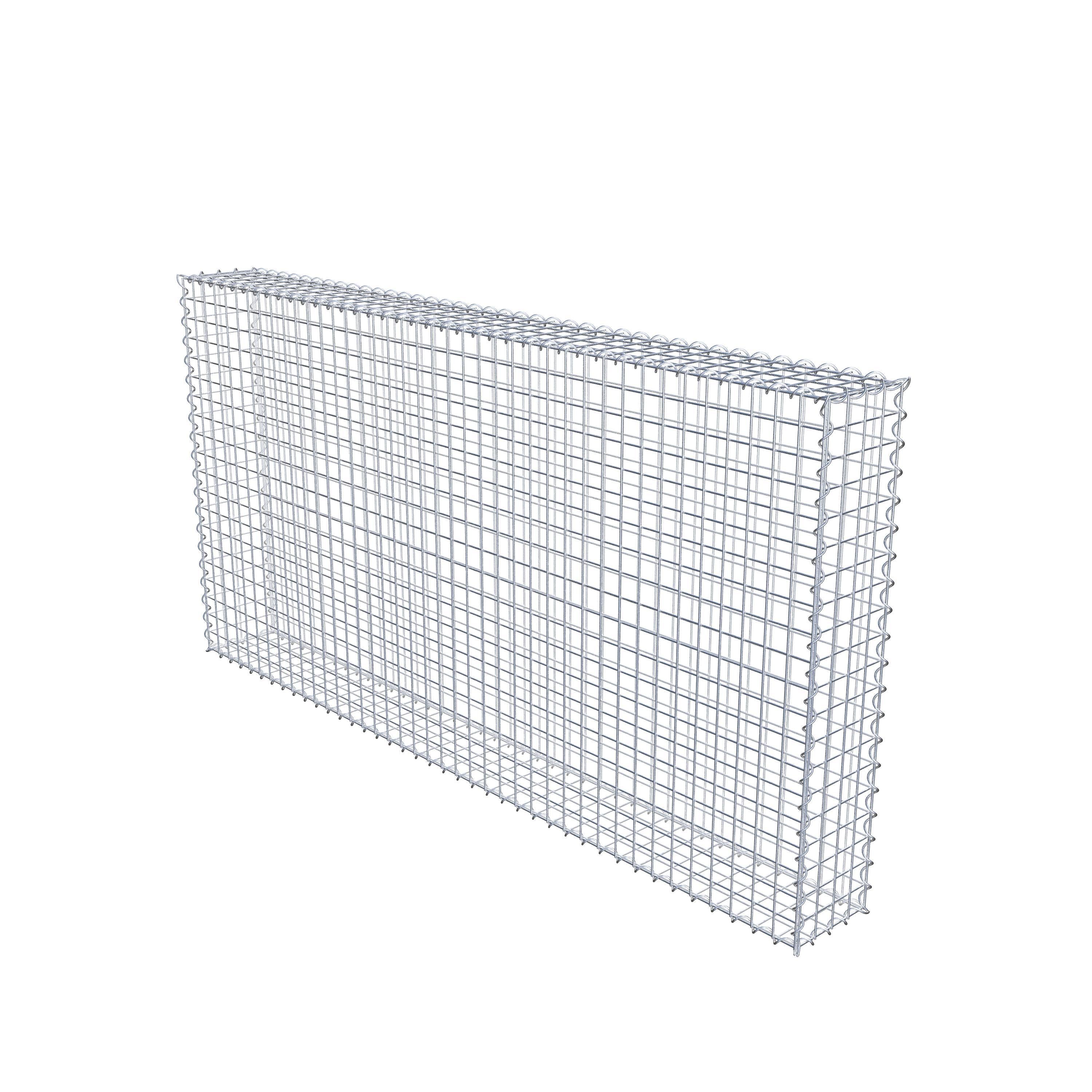 Gabion 200 cm x 100 cm x 20 cm (L x H x P), maille 5 cm x 5 cm, spirale