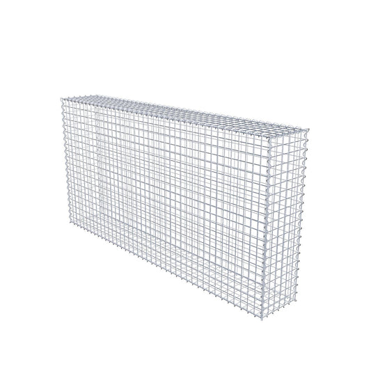 Gabion 200 cm x 100 cm x 30 cm (L x H x D), maskstorlek 5 cm x 5 cm, spiral