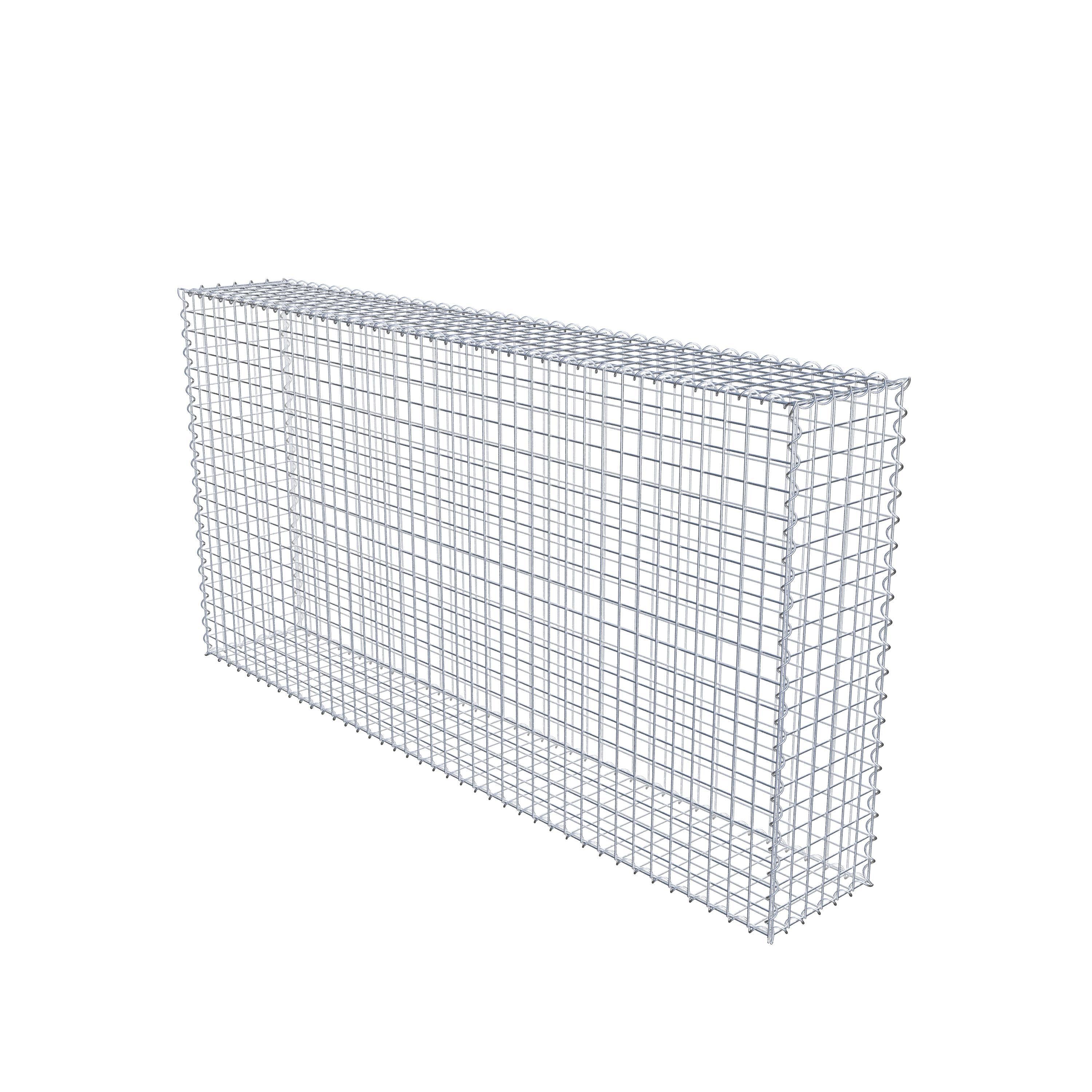 Gabion 200 cm x 100 cm x 30 cm (L x H x P), maille 5 cm x 5 cm, spirale