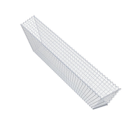 Gabion 200 cm x 100 cm x 30 cm (L x H x D), maskestørrelse 5 cm x 5 cm, spiral