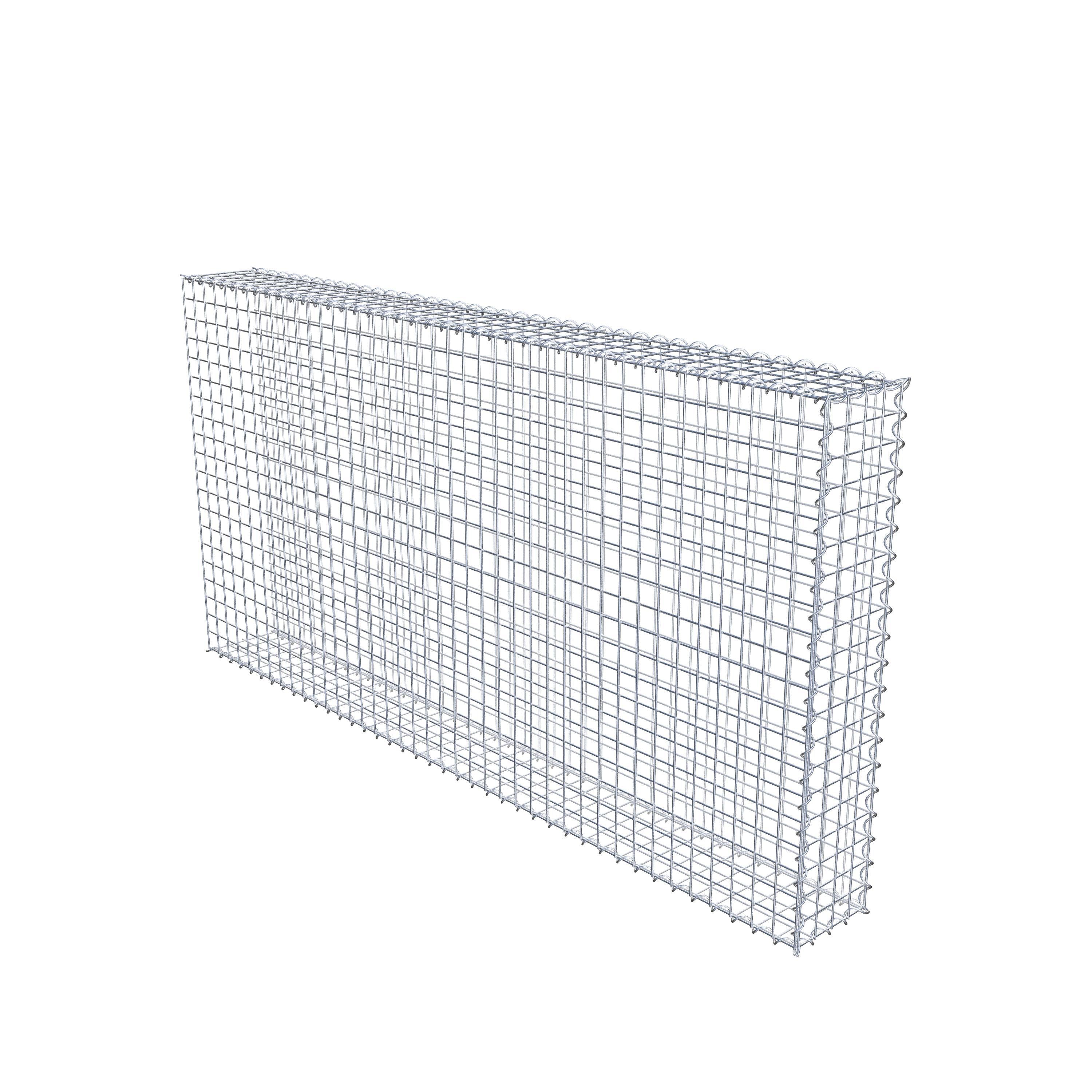 Gabion sur toile type 2 200 cm x 100 cm x 20 cm (L x H x P), maille 5 cm x 5 cm, spirale