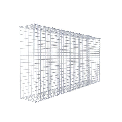 Opvokset gabion type 2 200 cm x 100 cm x 30 cm (L x H x D), maskestørrelse 5 cm x 5 cm, spiral