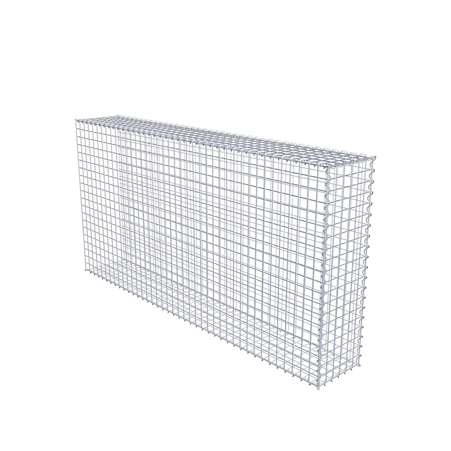 Opvokset gabion type 2 200 cm x 100 cm x 30 cm (L x H x D), maskestørrelse 5 cm x 5 cm, spiral