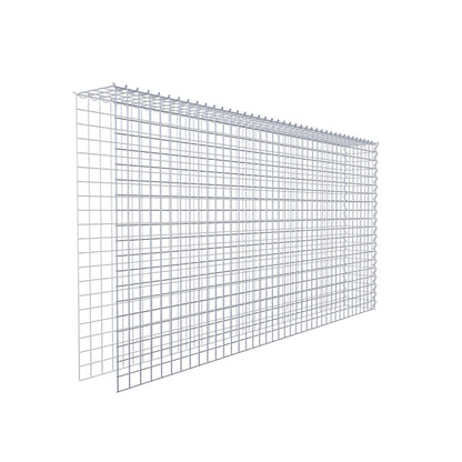 Grown-on gabion type 4 200 cm x 100 cm x 20 cm (L x H x D), mesh size 5 cm x 5 cm, spiral