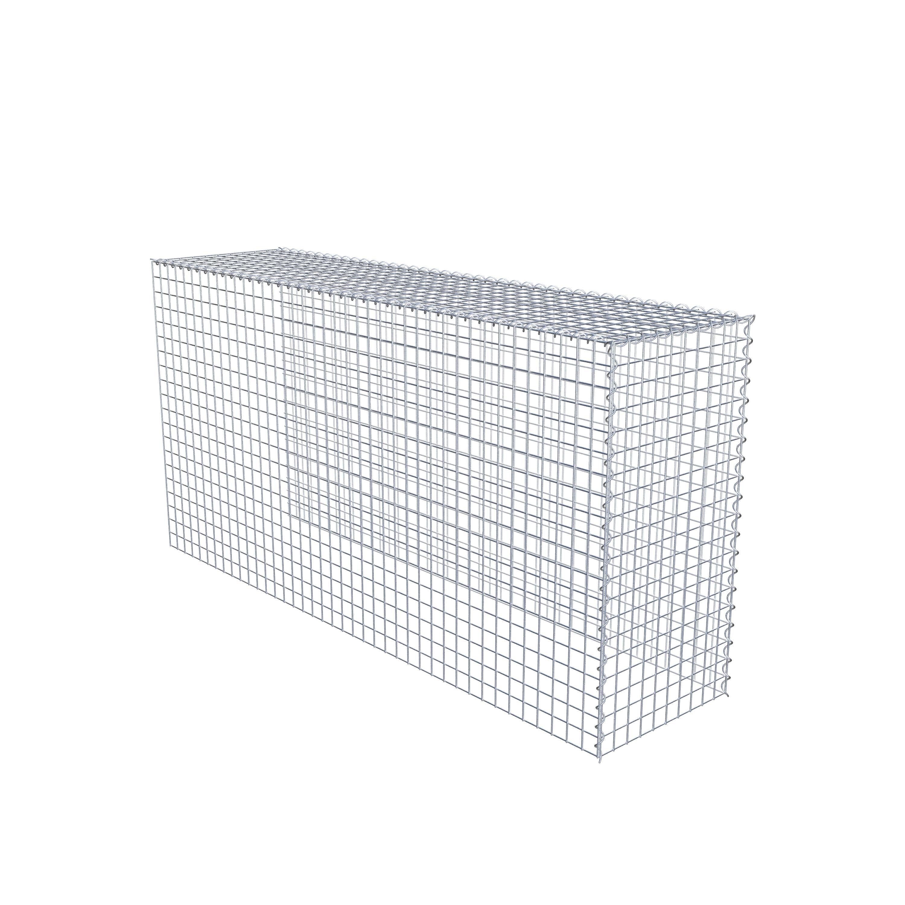 Gabion sur toile type 4 200 cm x 100 cm x 50 cm (L x H x P), maille 5 cm x 5 cm, spirale