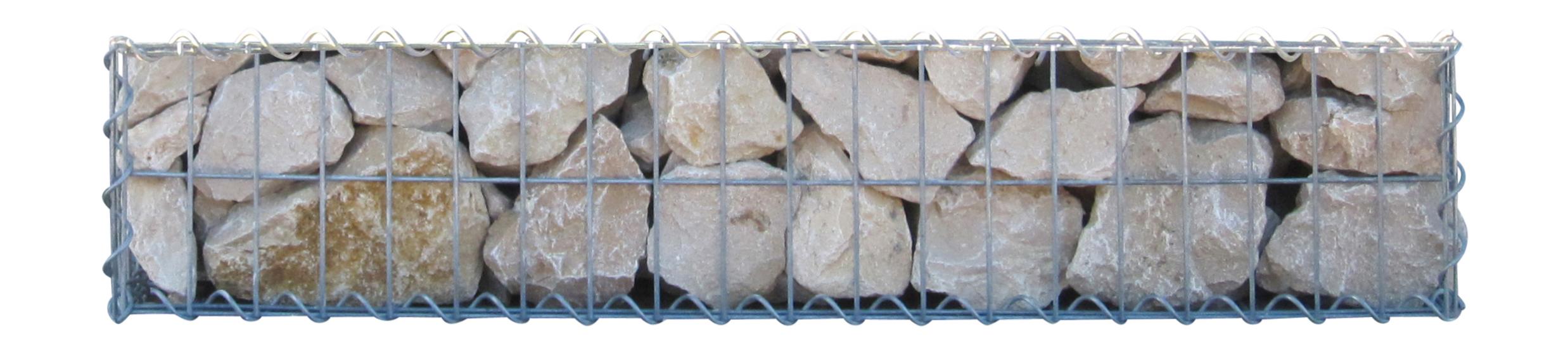 Gabion 100 cm x 20 cm x 30 cm (L x H x P), maille 5 cm x 10 cm, spirale