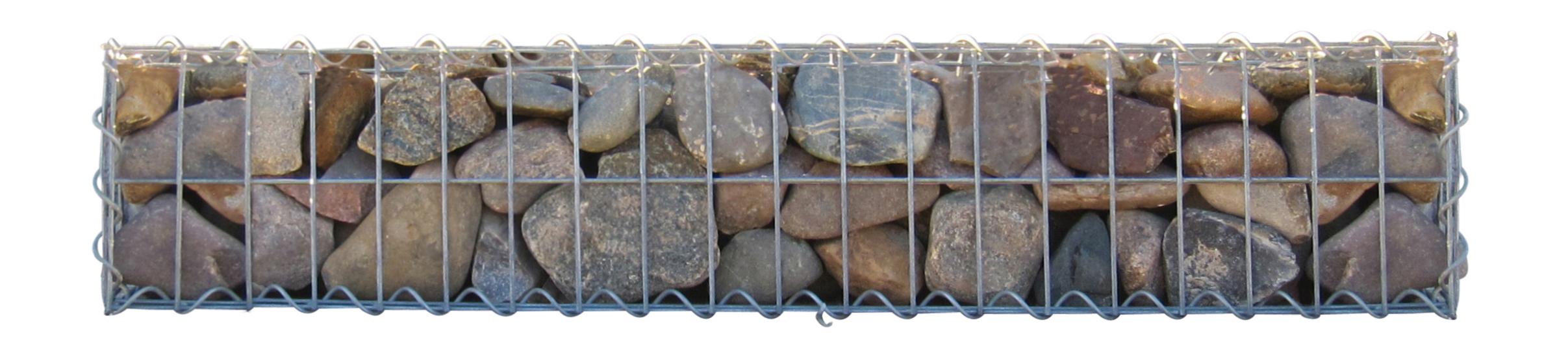 Gabion 100 cm x 20 cm x 30 cm (L x H x P), maille 5 cm x 10 cm, spirale