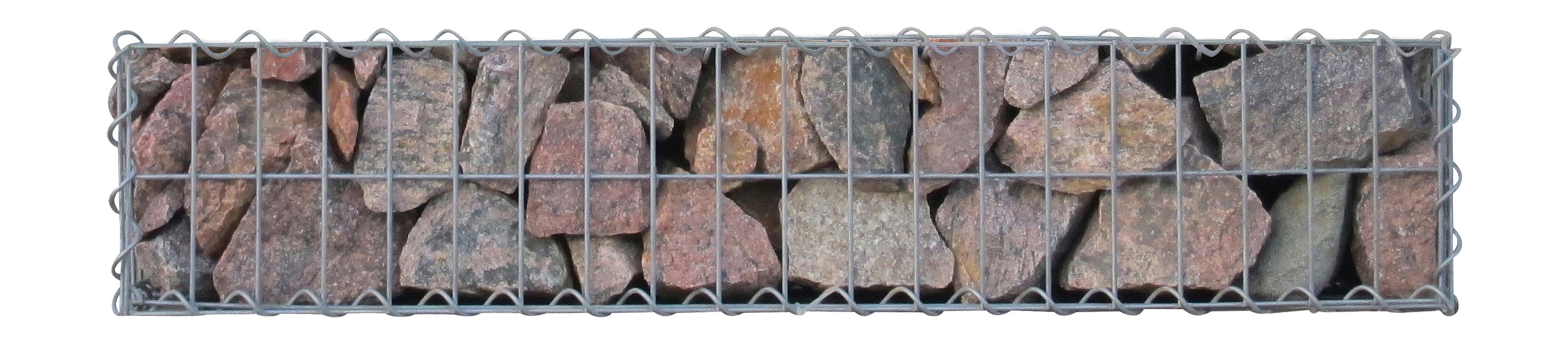 Gabion 100 cm x 20 cm x 30 cm (L x H x P), maille 5 cm x 10 cm, spirale