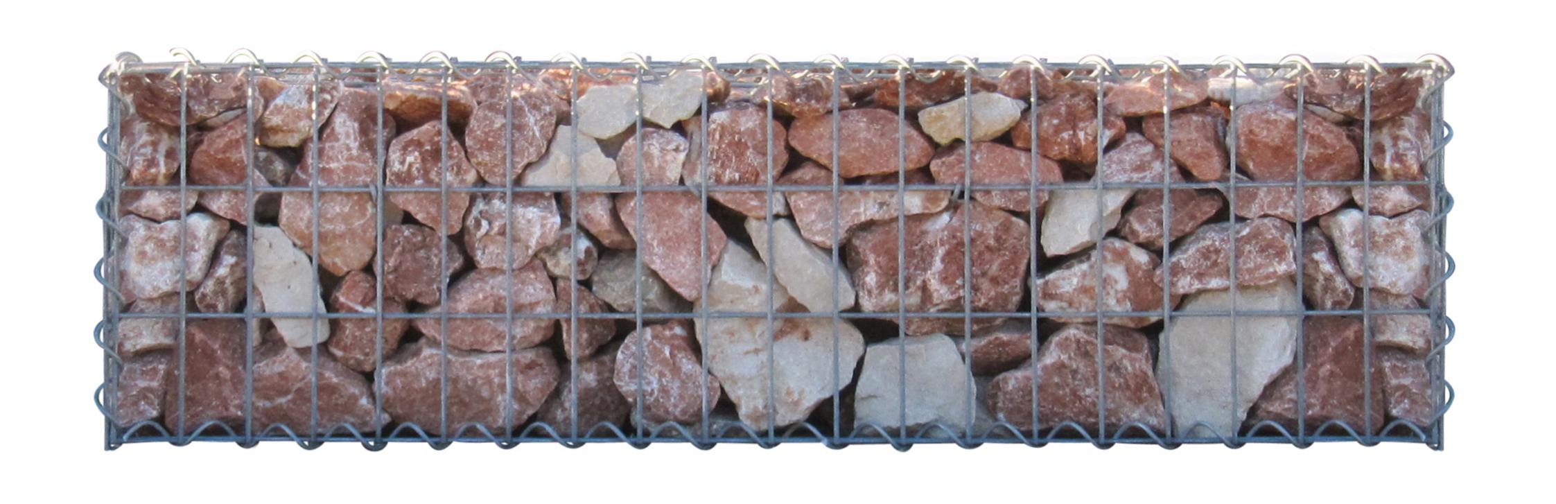 Gabion 100 cm x 30 cm x 30 cm (L x H x P), maille 5 cm x 10 cm, spirale