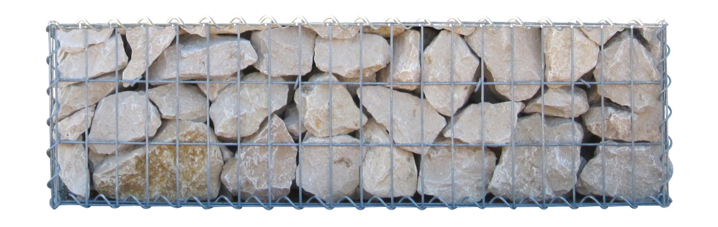 Gabion 100 cm x 30 cm x 30 cm (L x H x P), maille 5 cm x 10 cm, spirale