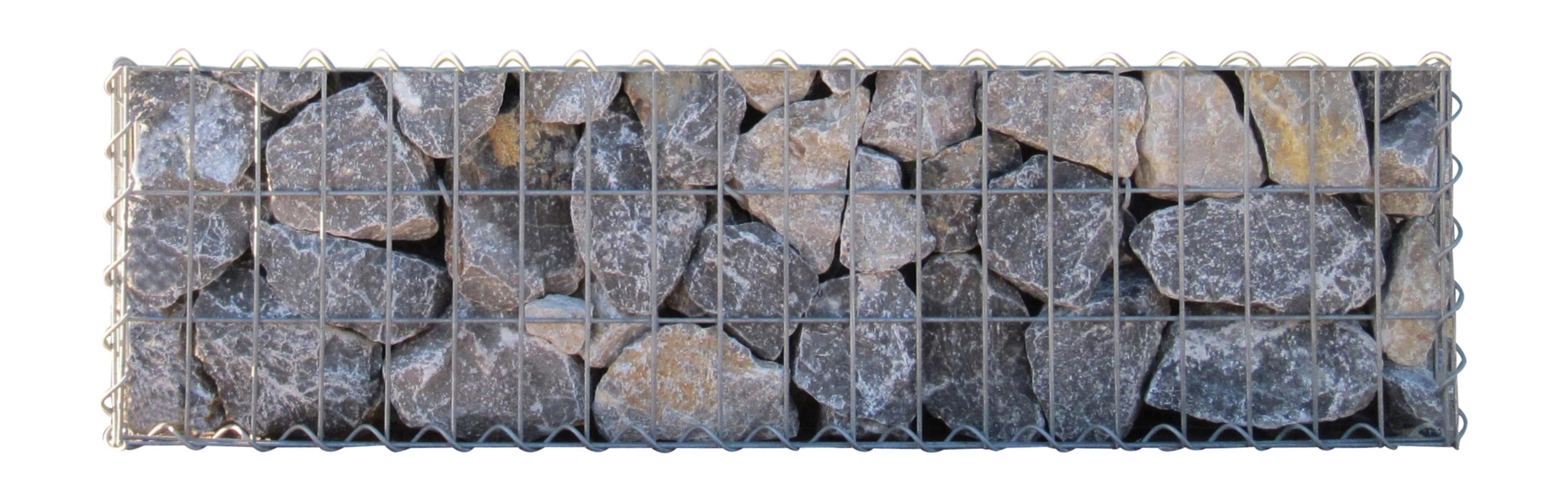 Gabion 100 cm x 30 cm x 30 cm (L x H x P), maille 5 cm x 10 cm, spirale