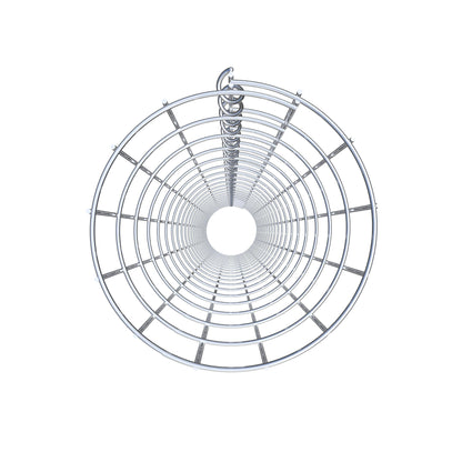 Colonne de gabion ronde galvanisée à chaud, 22 cm de diamètre, 200 cm de hauteur, MW 5 cm x 10 cm