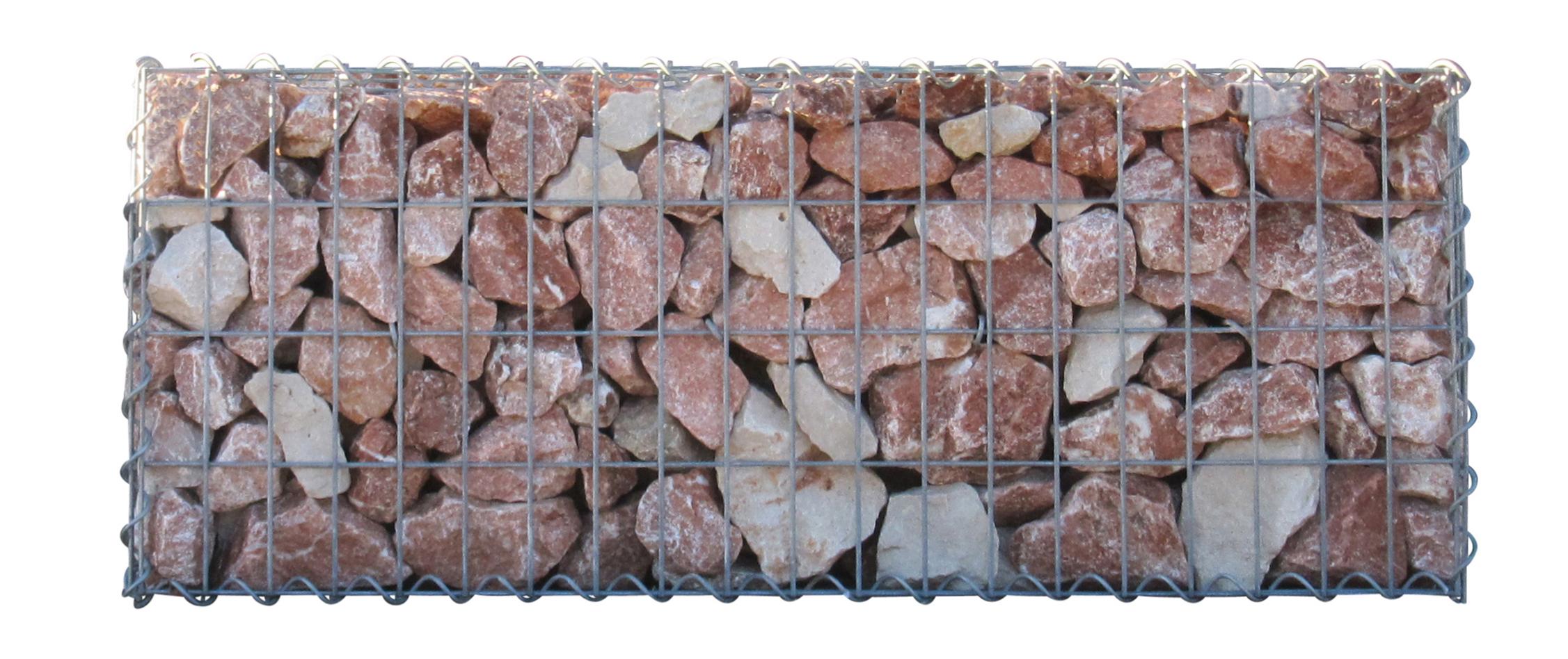 Gabion 100 cm x 40 cm x 30 cm (L x H x P), maille 5 cm x 10 cm, spirale