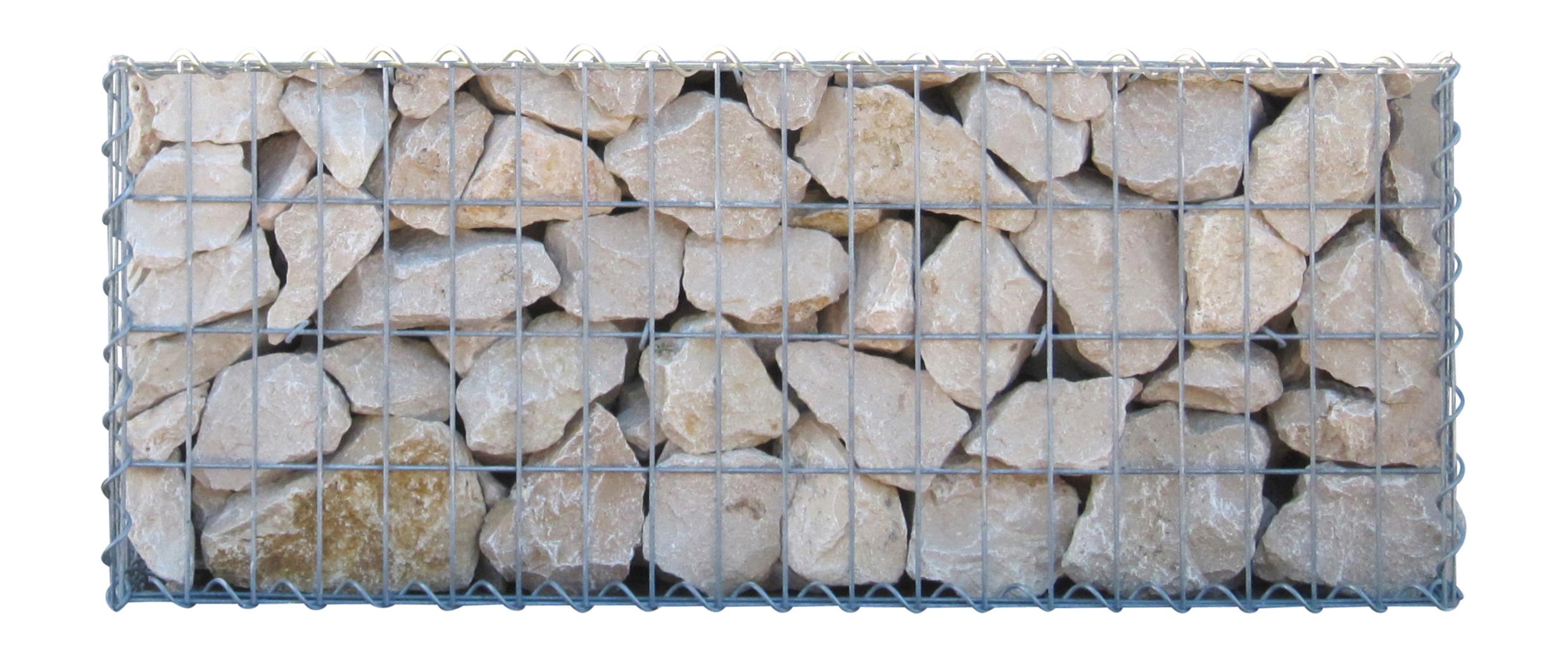 Gabion 100 cm x 40 cm x 30 cm (L x H x P), maille 5 cm x 10 cm, spirale