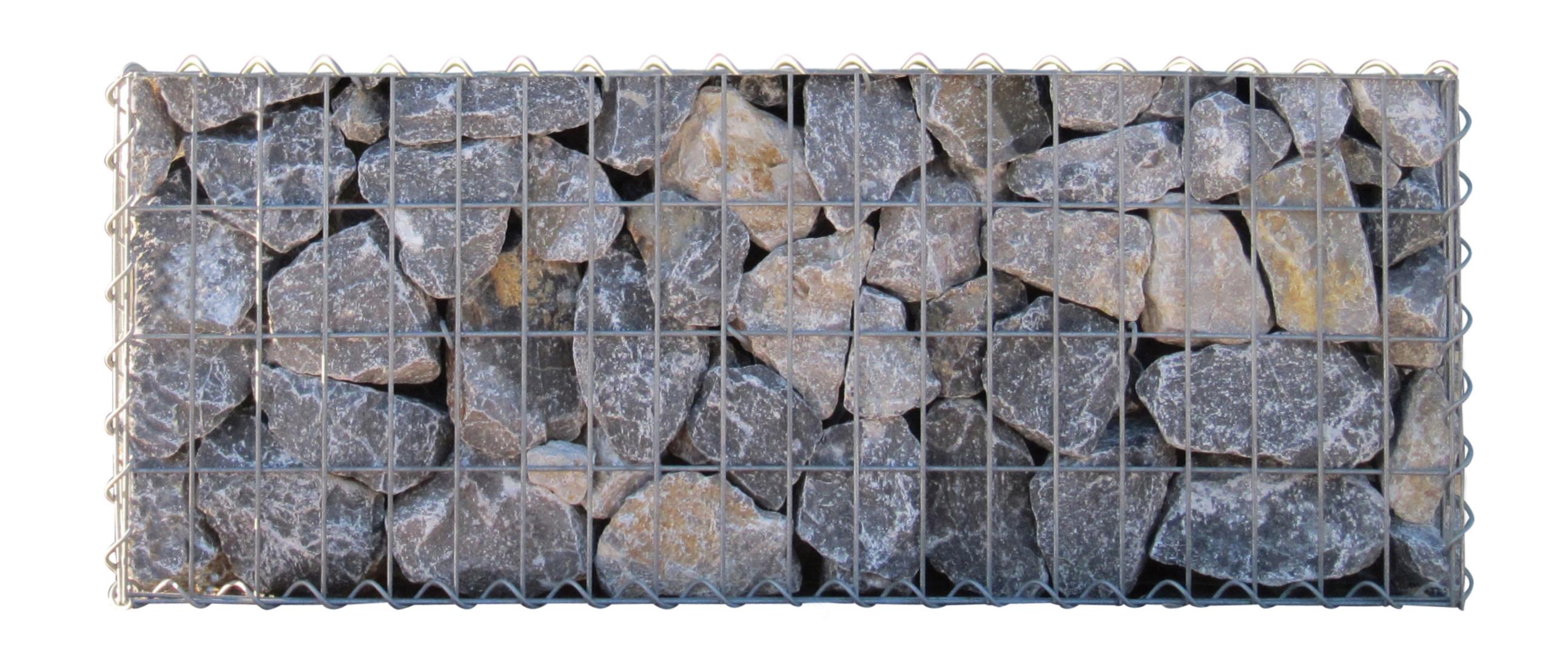 Gabion 100 cm x 40 cm x 30 cm (L x H x P), maille 5 cm x 10 cm, spirale