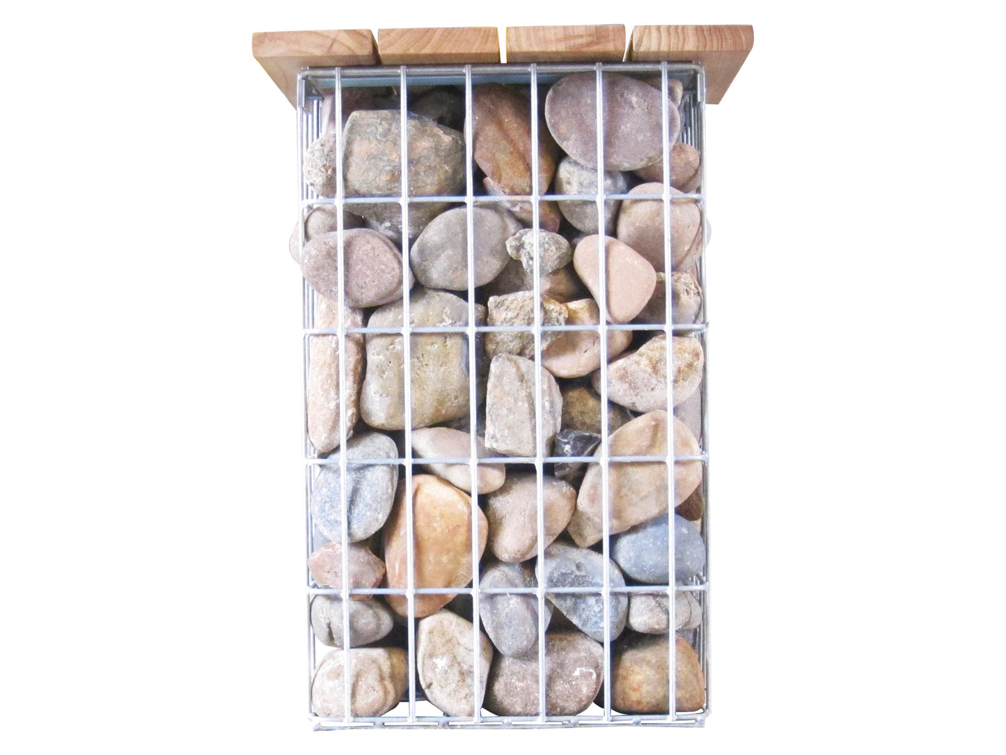 Tabouret galvanisé à chaud MW 5 x 10 cm, TEAK