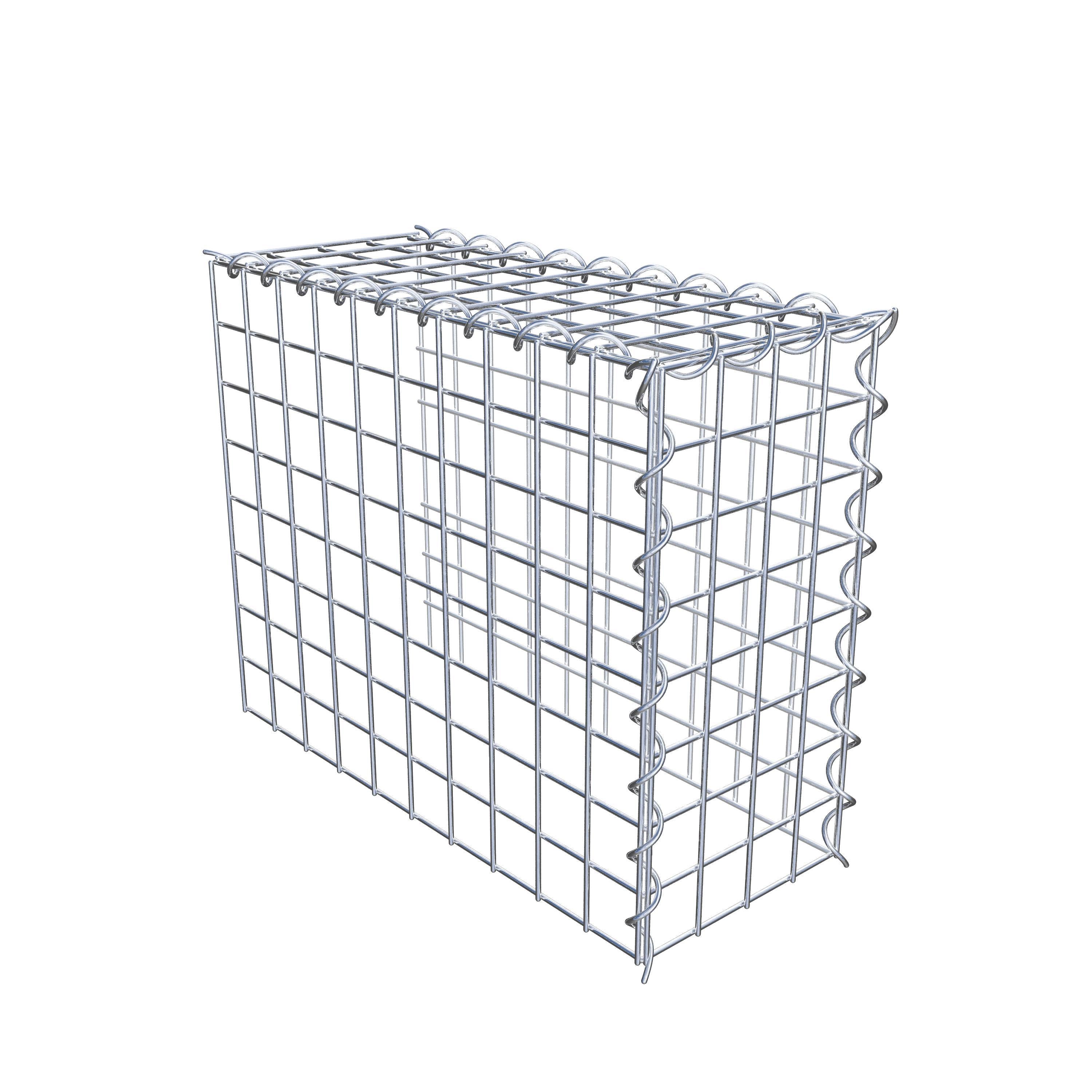 Gabion sur toile type 4 50 cm x 40 cm x 20 cm (L x H x P), maille 5 cm x 5 cm, spirale