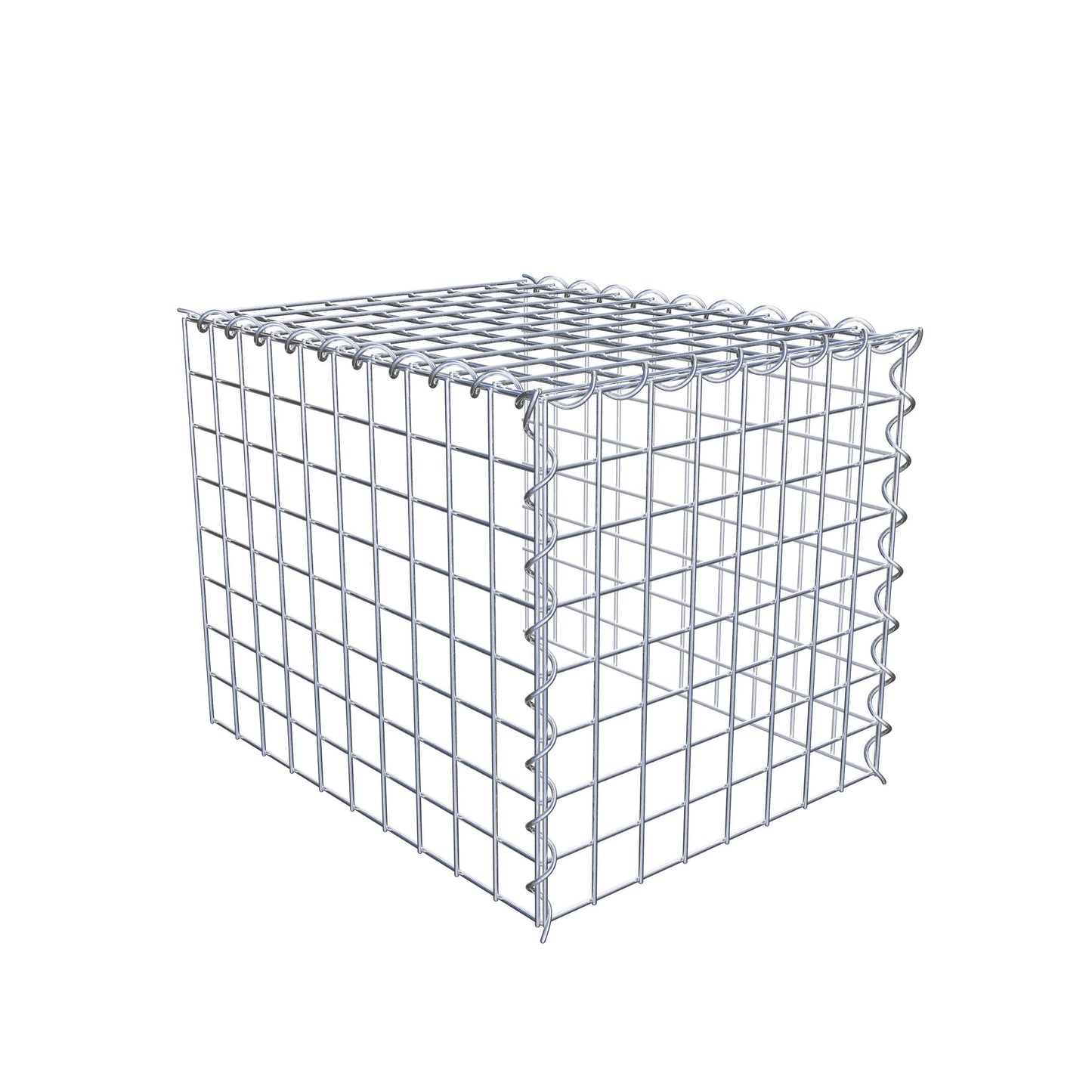 Grown-on gabion type 4 50 cm x 40 cm x 40 cm (L x H x D), mesh size 5 cm x 5 cm, spiral
