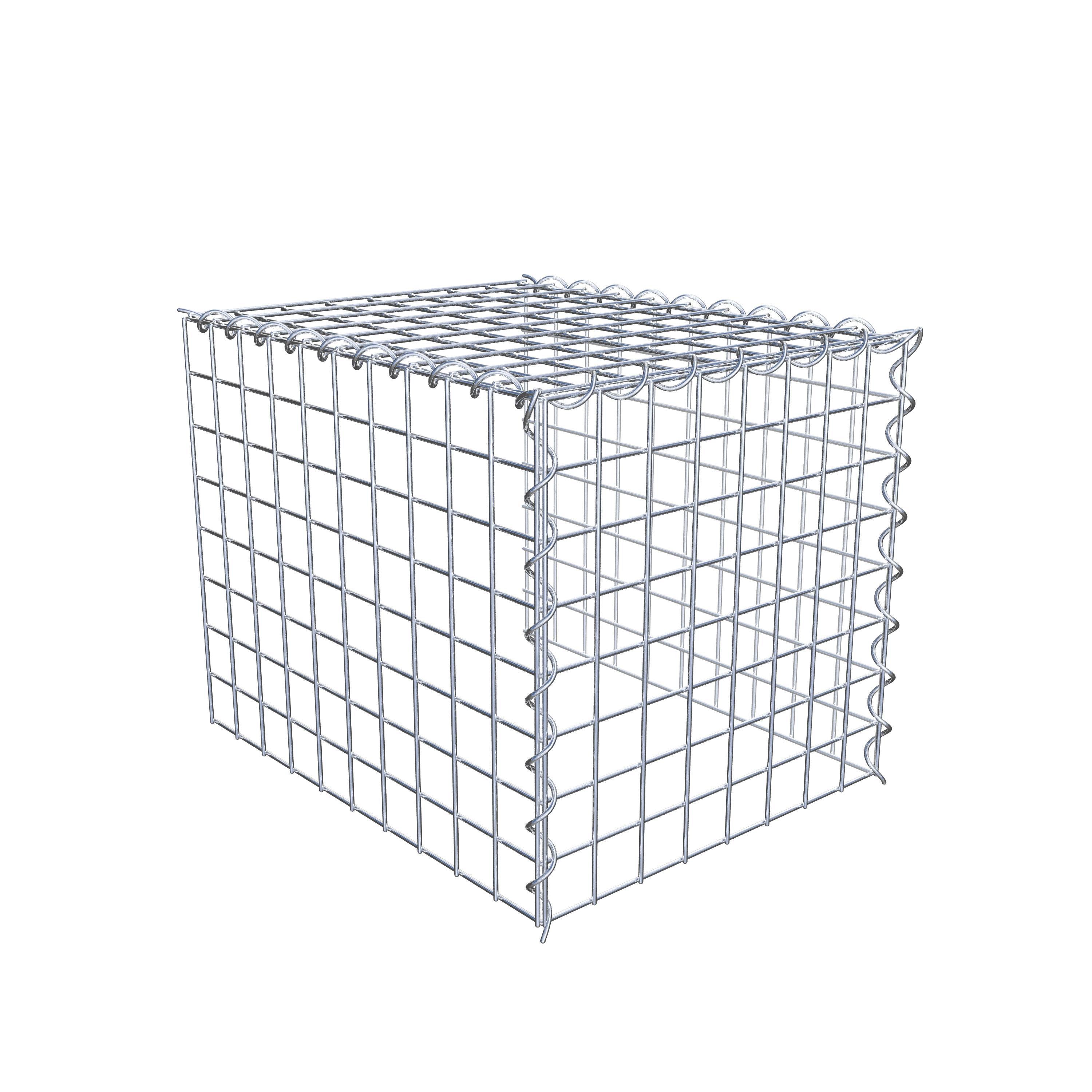 Gabion sur toile type 4 50 cm x 40 cm x 40 cm (L x H x P), maille 5 cm x 5 cm, spirale