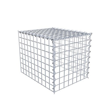 Grown-on gabion type 4 50 cm x 40 cm x 40 cm (L x H x D), mesh size 5 cm x 5 cm, spiral