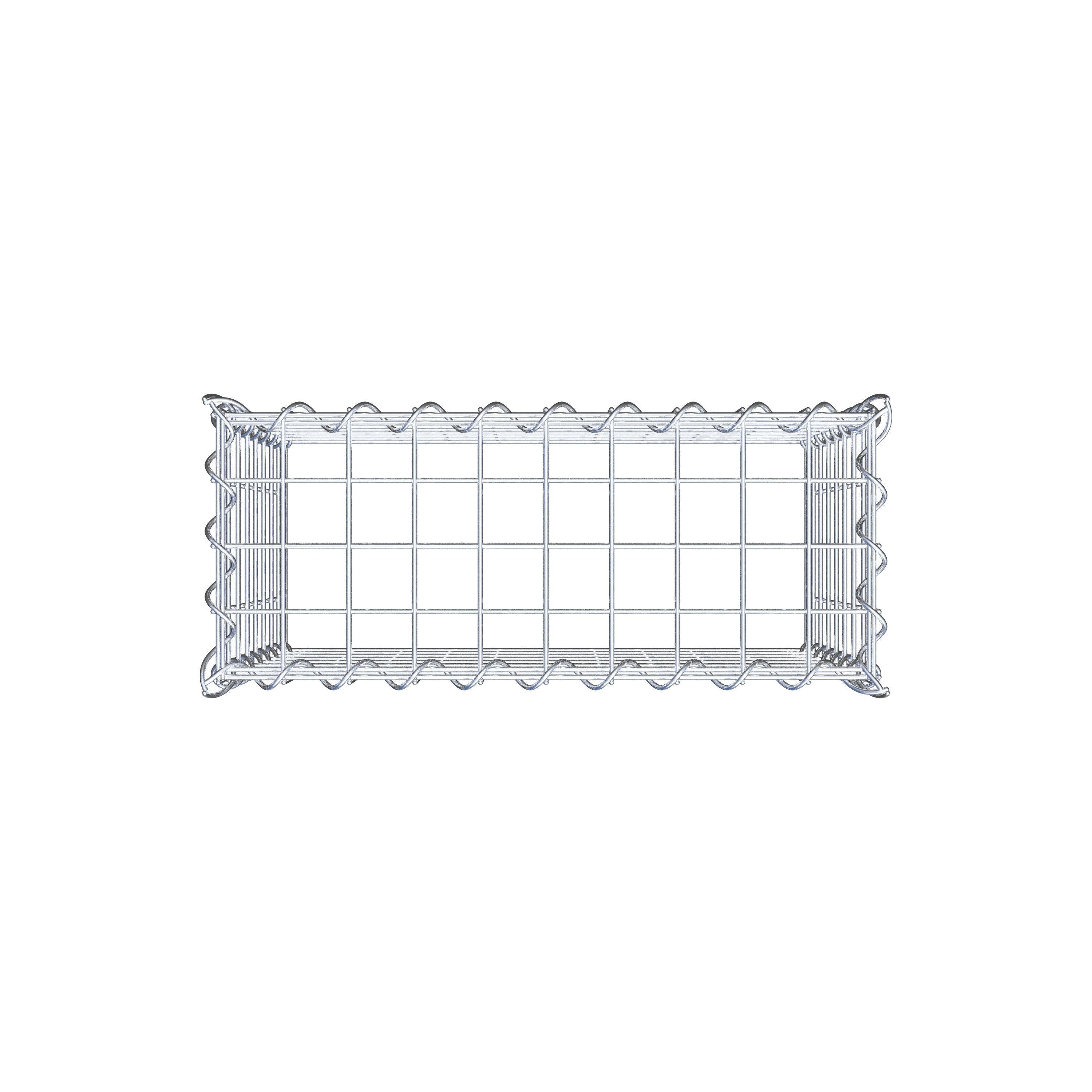 Grown-on gabion type 3 50 cm x 40 cm x 20 cm (L x H x D), mesh size 5 cm x 5 cm, spiral