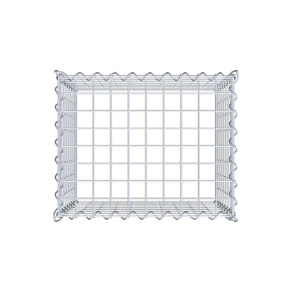 Add-on schanskorf type 3 50 cm x 40 cm x 40 cm (L x H x D), maaswijdte 5 cm x 5 cm, spiraalvormig