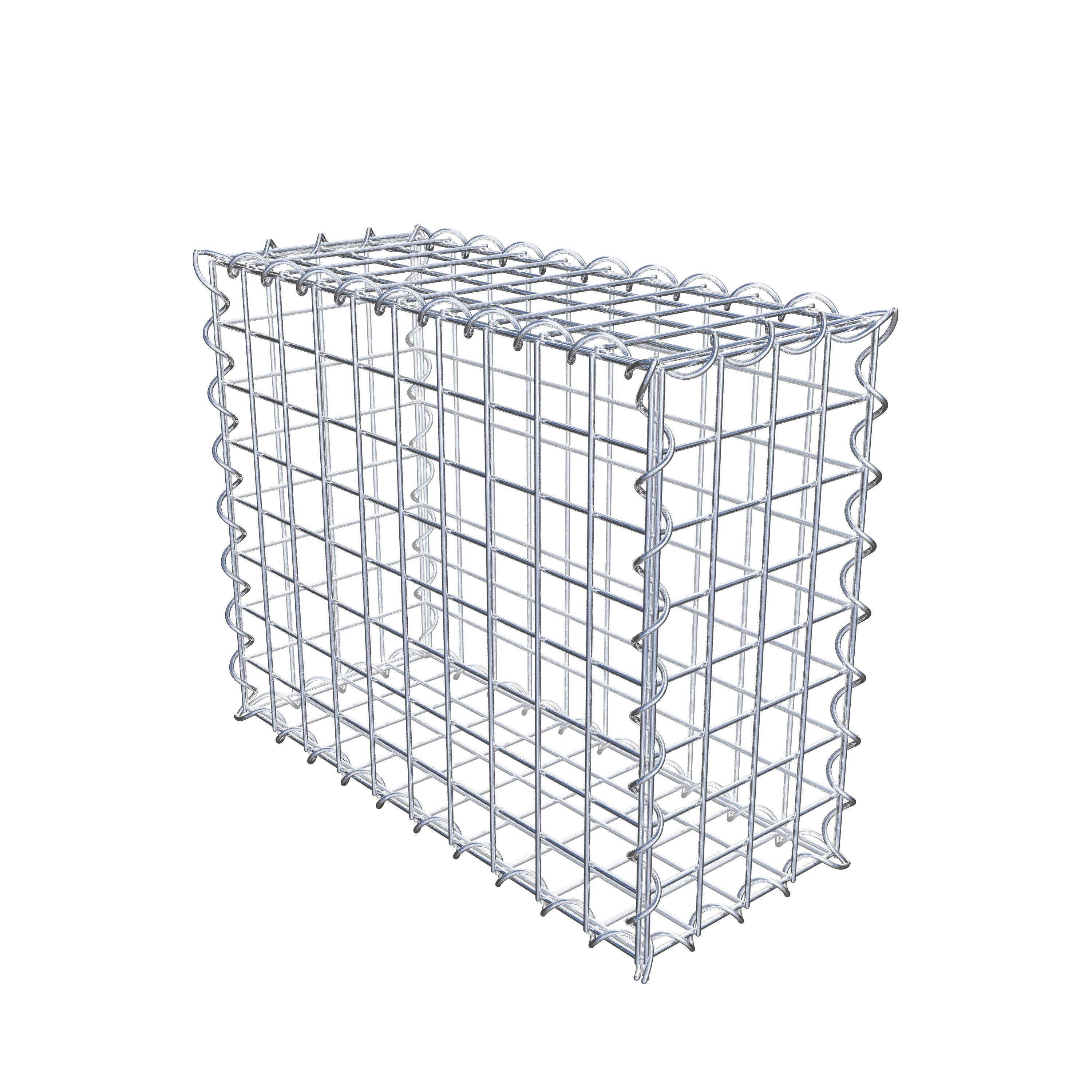 Gabion 50 cm x 40 cm x 20 cm (L x H x P), maille 5 cm x 5 cm, spirale