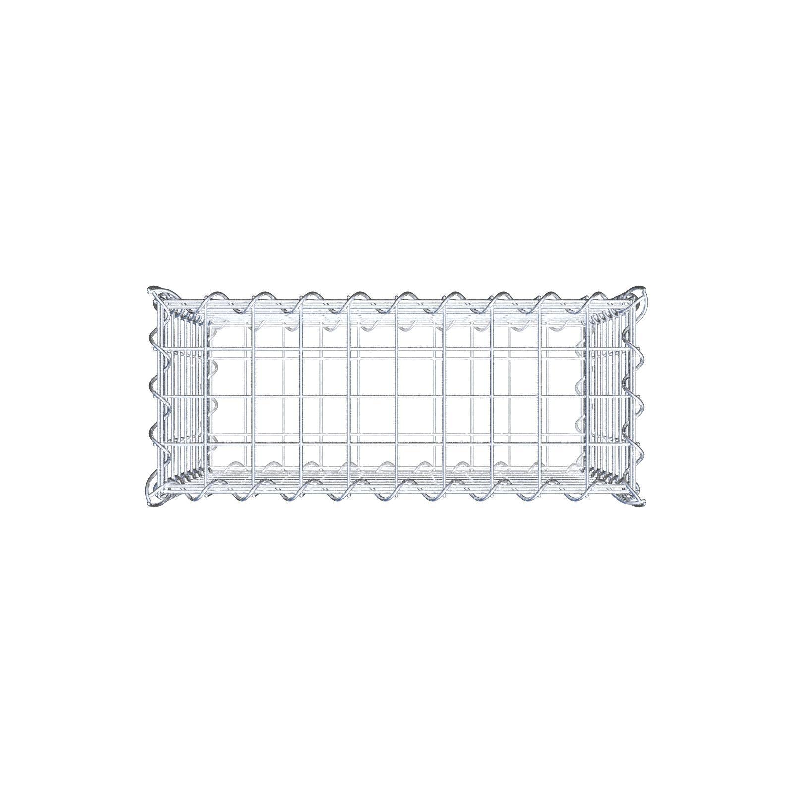 Gabion 50 cm x 40 cm x 20 cm (L x H x P), mailles 5 cm x 5 cm, spirale