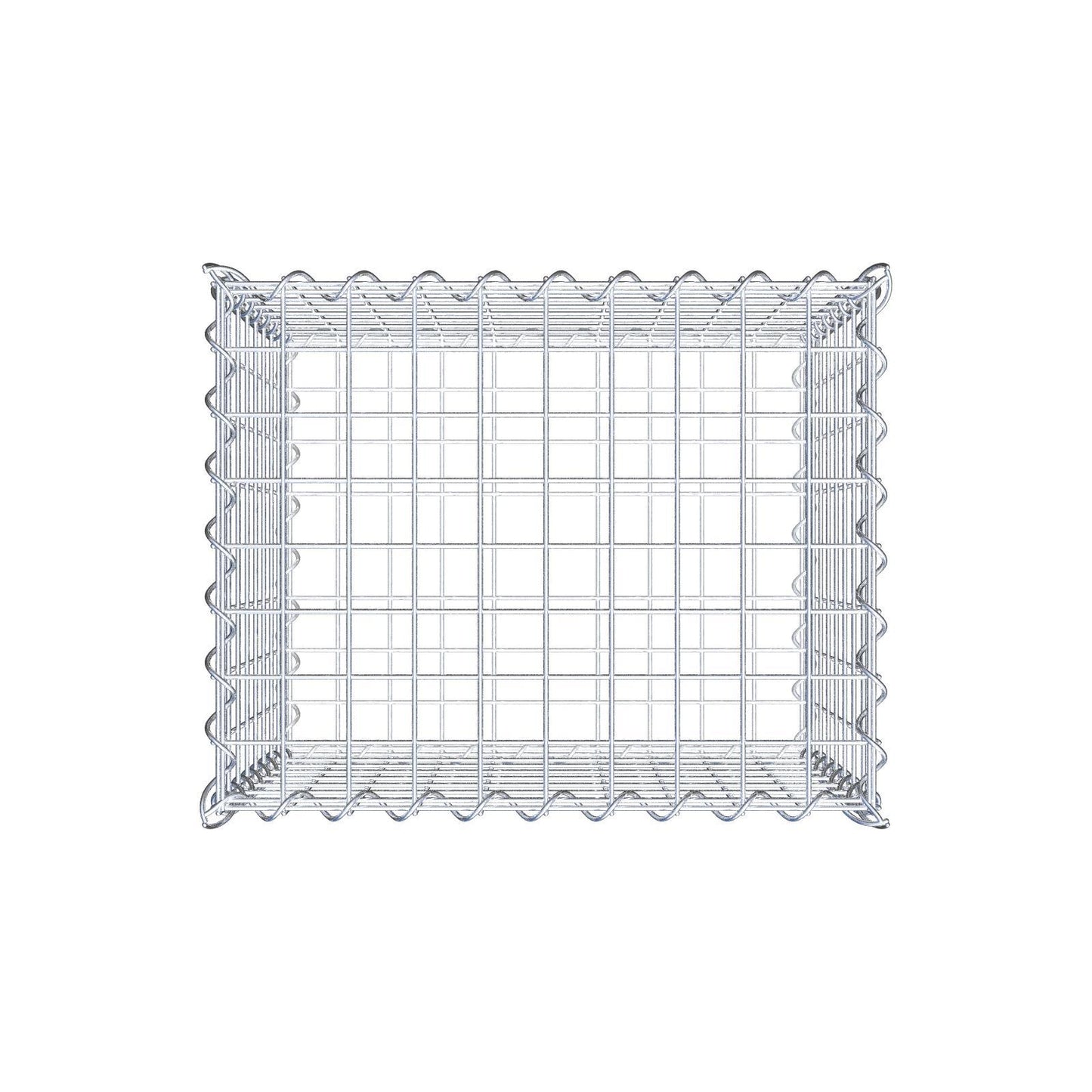 Gabion 50 cm x 40 cm x 40 cm (L x H x P), mailles 5 cm x 5 cm, spirale