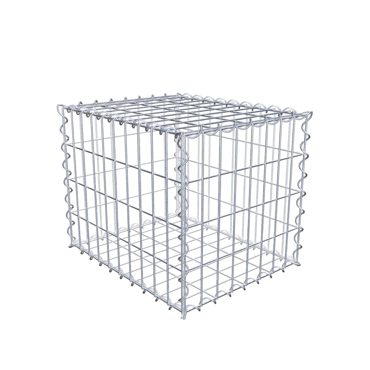 Gabion 50 cm x 40 cm x 40 cm (L x H x D), mesh size 5 cm x 10 cm, spiral