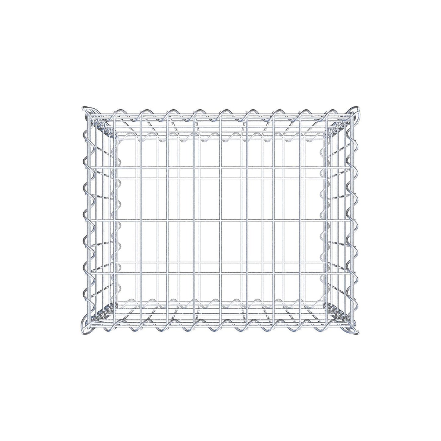 Gabion 50 cm x 40 cm x 40 cm (L x H x D), mesh size 5 cm x 10 cm, spiral