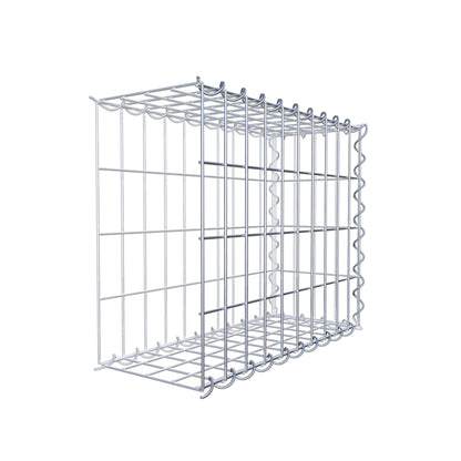 Gabion rapporté type 2 50 cm x 40 cm x 20 cm (L x H x P), mailles 5 cm x 10 cm, spirale
