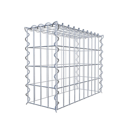 Anbaugabione Typ 3 50 cm x 40 cm x 20 cm (L x H x T), Maschenweite 5 cm x 10 cm, Spirale