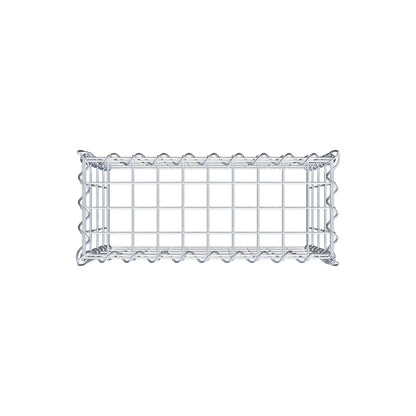 Anbaugabione Typ 3 50 cm x 40 cm x 20 cm (L x H x T), Maschenweite 5 cm x 10 cm, Spirale