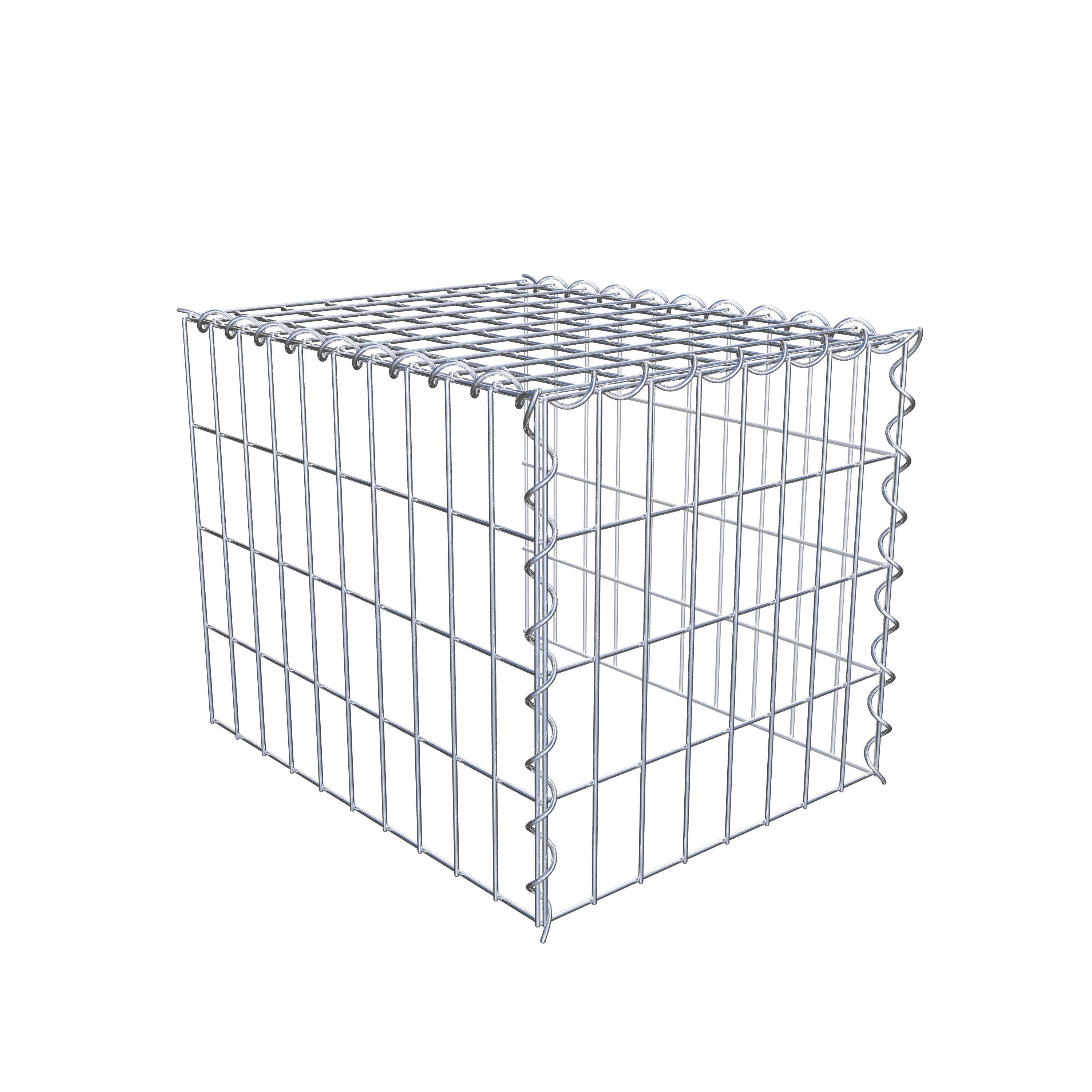 Gabion sur toile type 4 50 cm x 40 cm x 40 cm (L x H x P), maille 5 cm x 10 cm, spirale