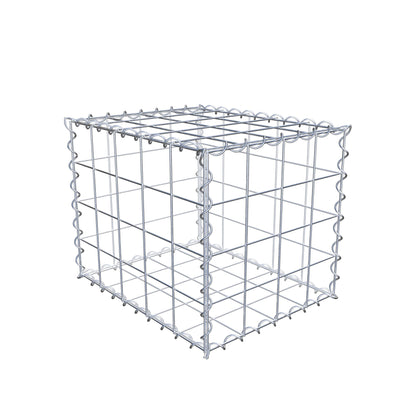 Gabion 50 cm x 40 cm x 40 cm (L x H x P), mailles 10 cm x 10 cm, spirale
