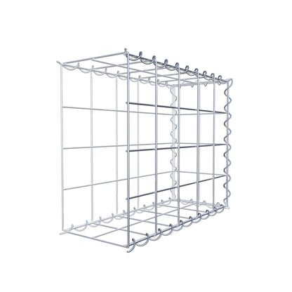 Add-on schanskorf type 2 50 cm x 40 cm x 20 cm (L x H x D), maaswijdte 10 cm x 10 cm, spiraal