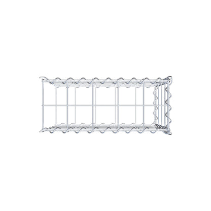 Add-on schanskorf type 2 50 cm x 40 cm x 20 cm (L x H x D), maaswijdte 10 cm x 10 cm, spiraal