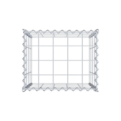 Gavión adicional tipo 3 50 cm x 40 cm x 40 cm (L x A x P), malla 10 cm x 10 cm, en espiral
