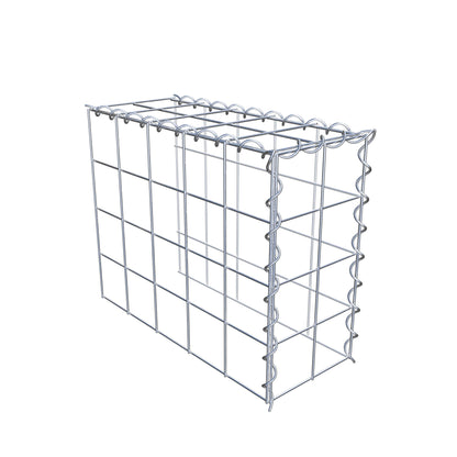 Grown-on gabion type 4 50 cm x 40 cm x 20 cm (L x H x D), mesh size 10 cm x 10 cm, spiral