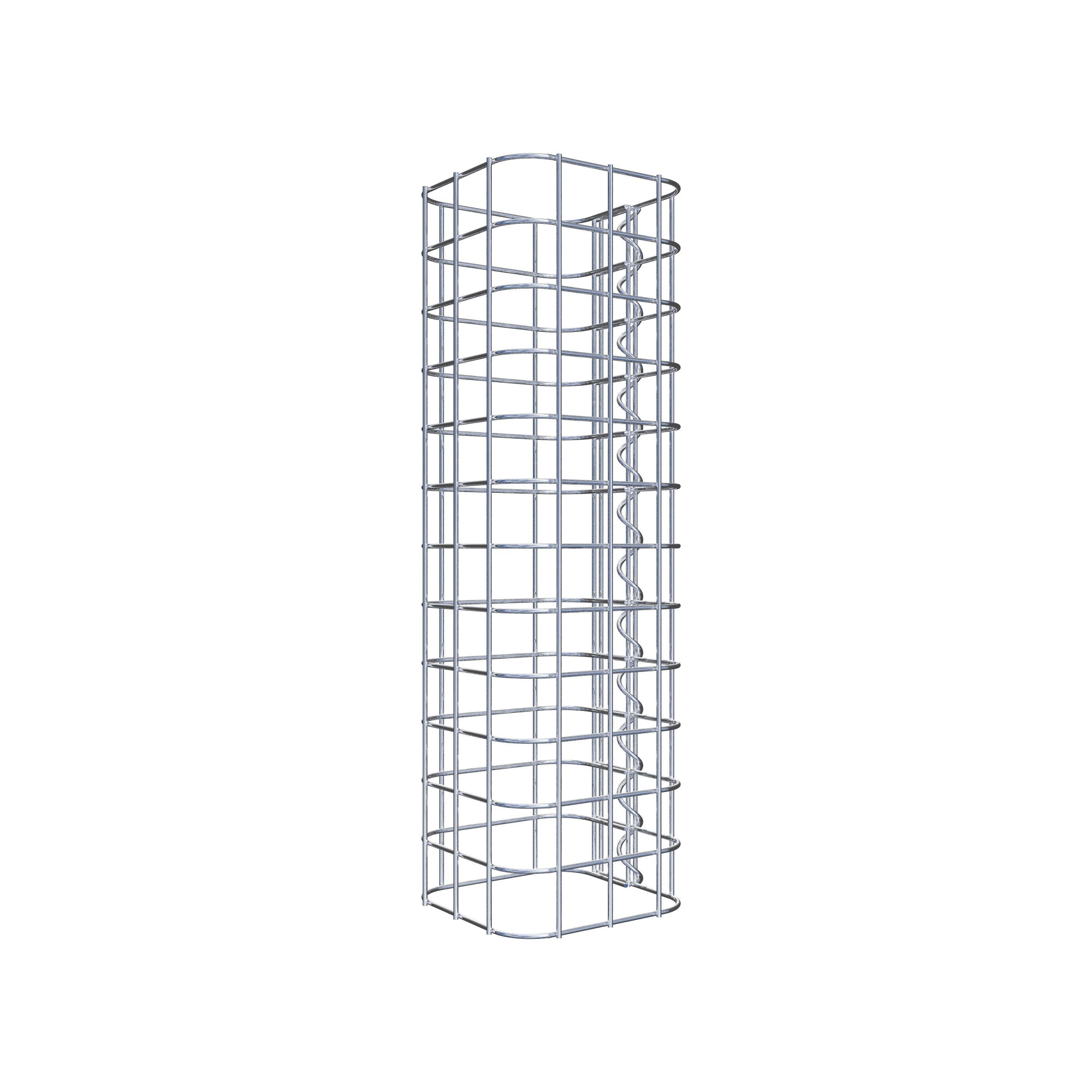 Colonne gabion 17 x 17 cm, MW 5 x 5 cm carré