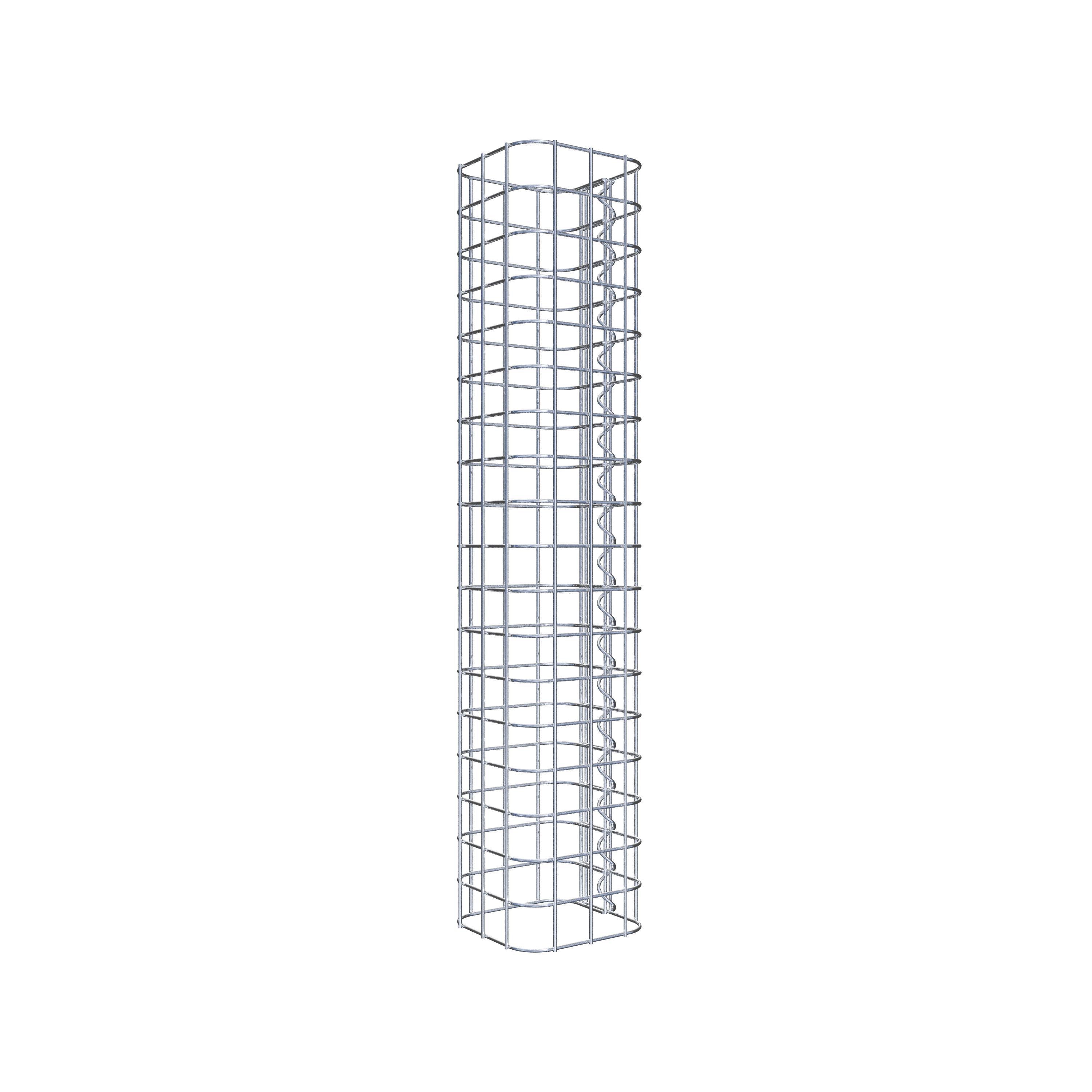 Colonne gabion 17 x 17 cm, MW 5 x 5 cm carré