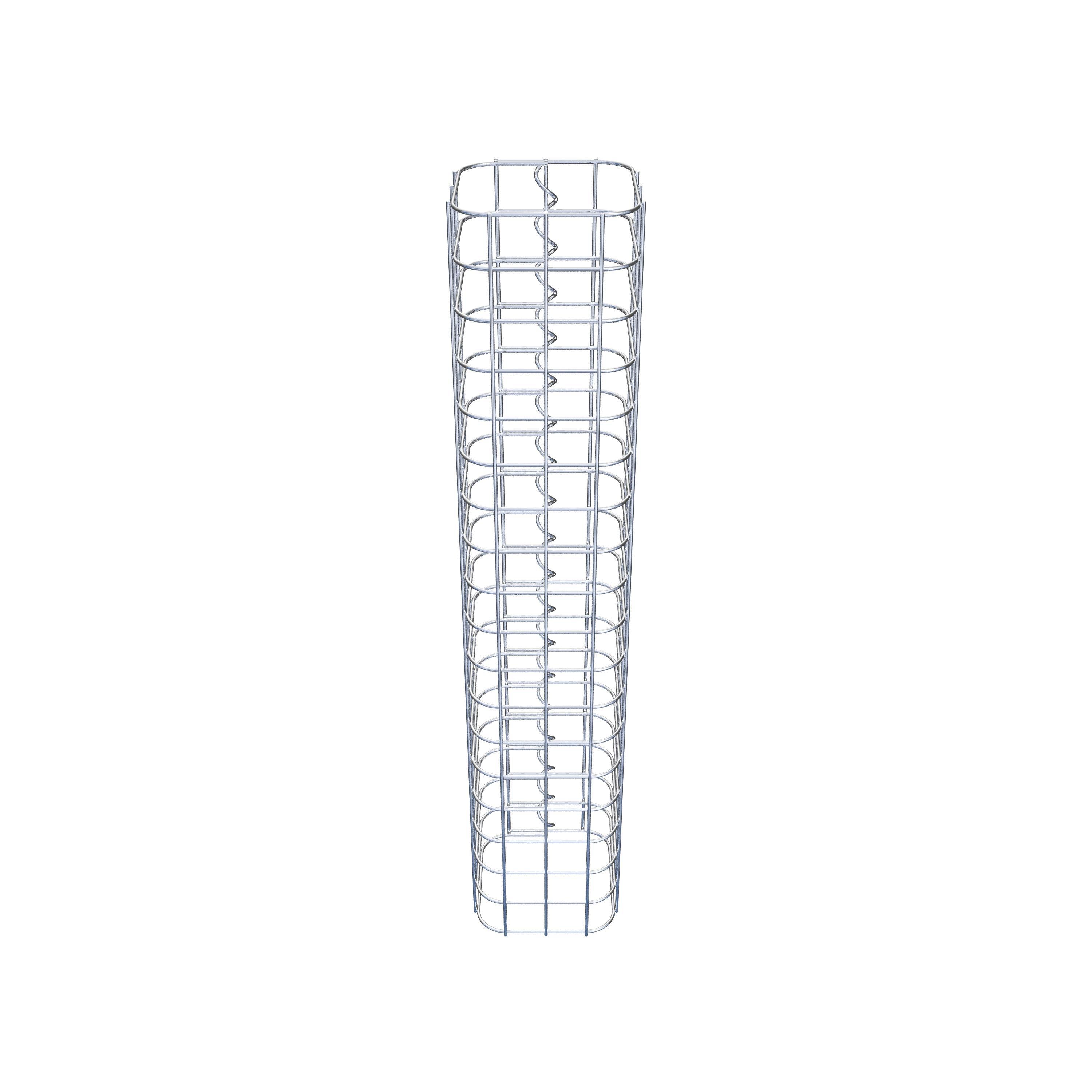 Colonne gabion 17 x 17 cm, MW 5 x 5 cm carré