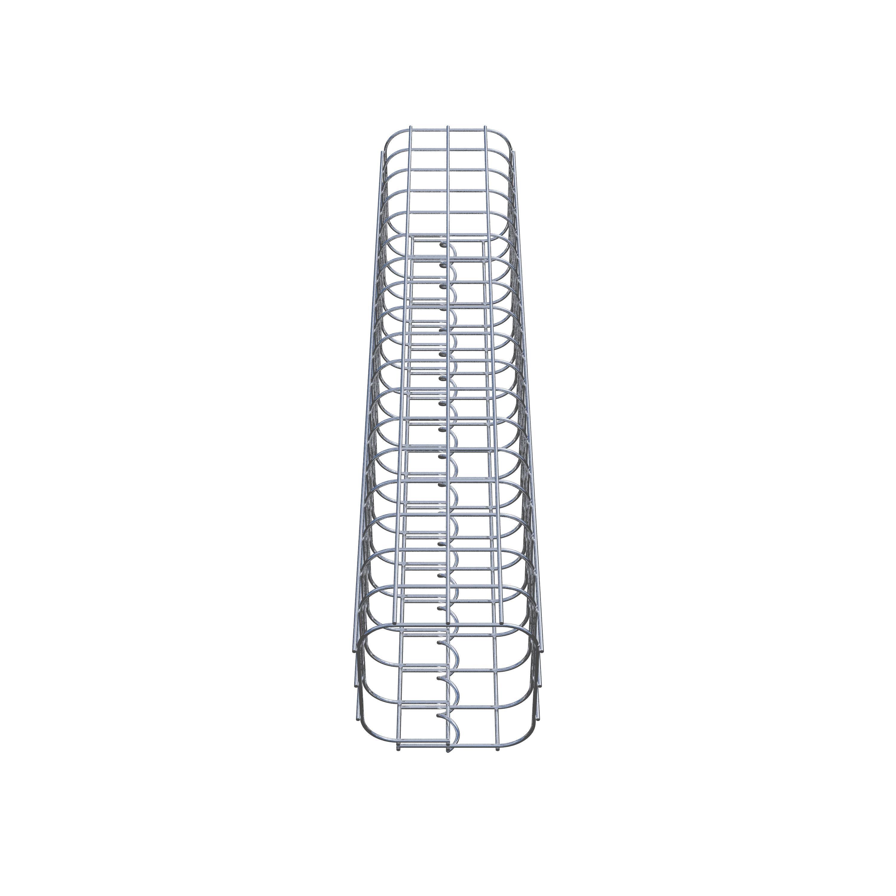 Colonne gabion 17 x 17 cm, MW 5 x 5 cm carré