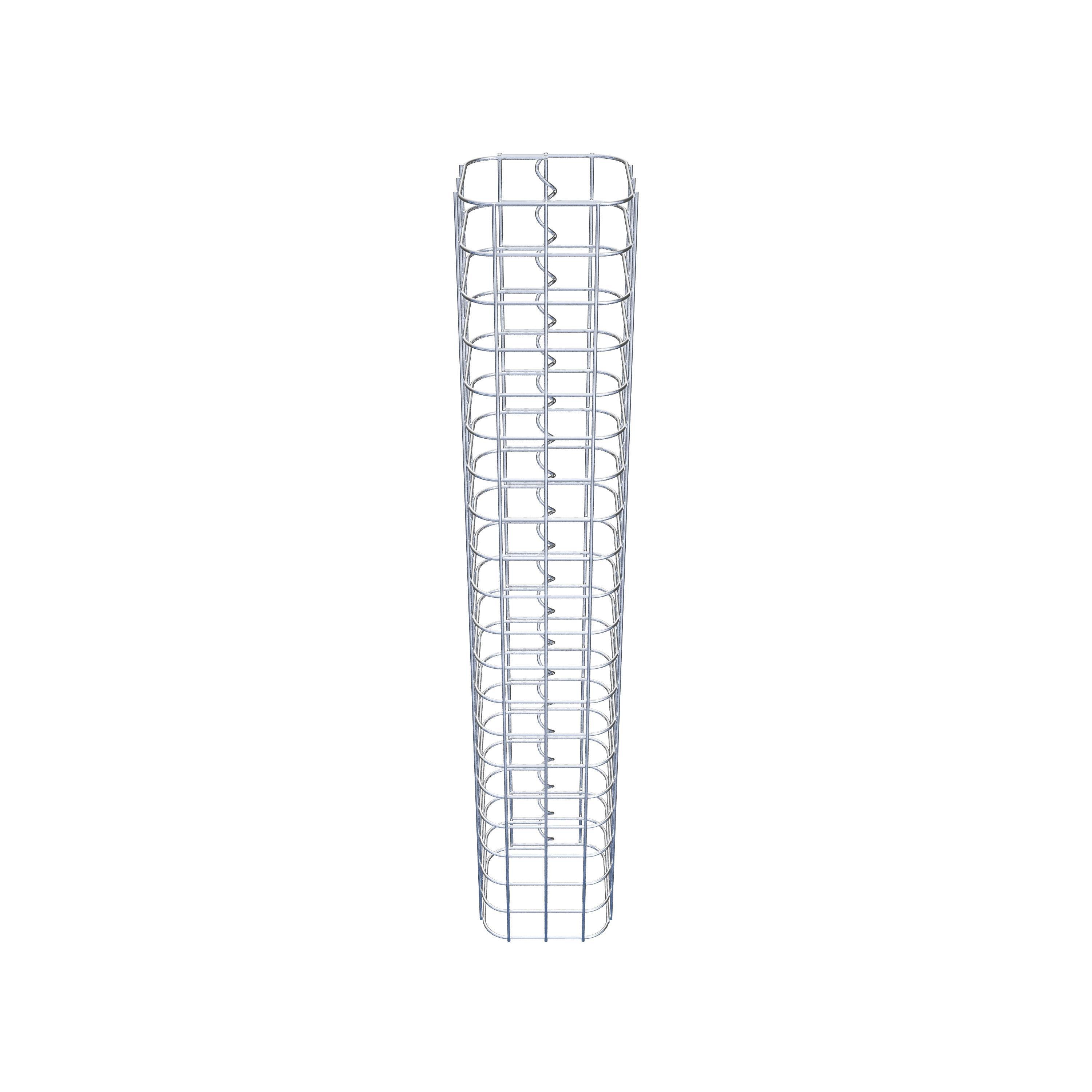 Colonne gabion 17 x 17 cm, MW 5 x 5 cm carré