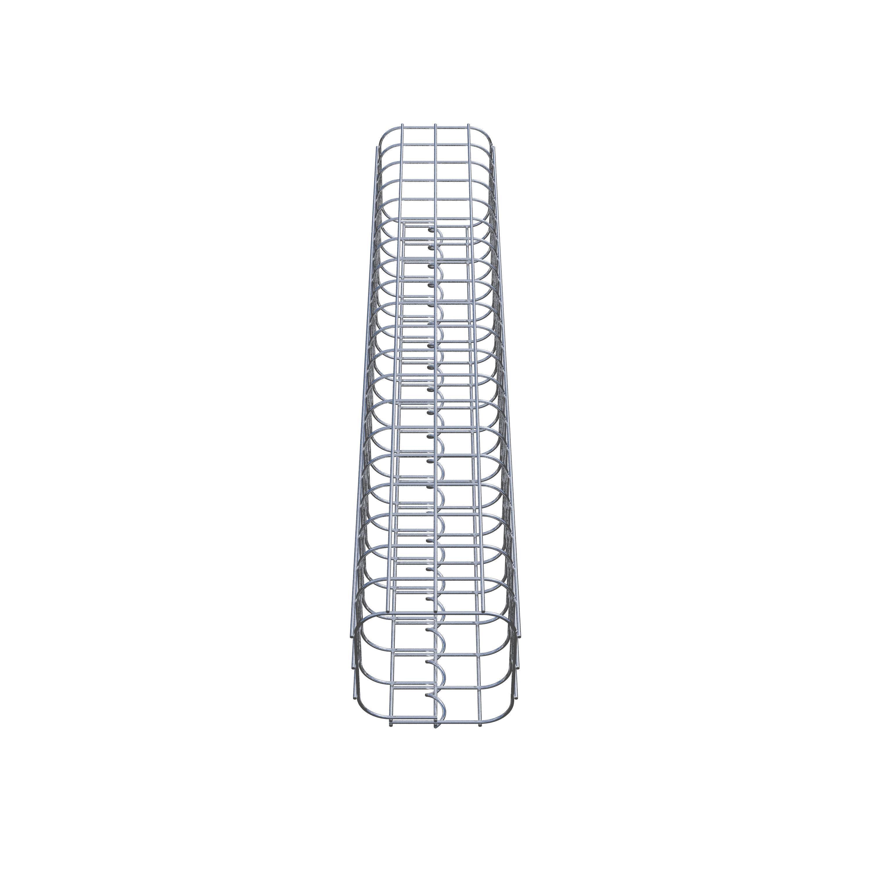 Colonne gabion 17 x 17 cm, MW 5 x 5 cm carré