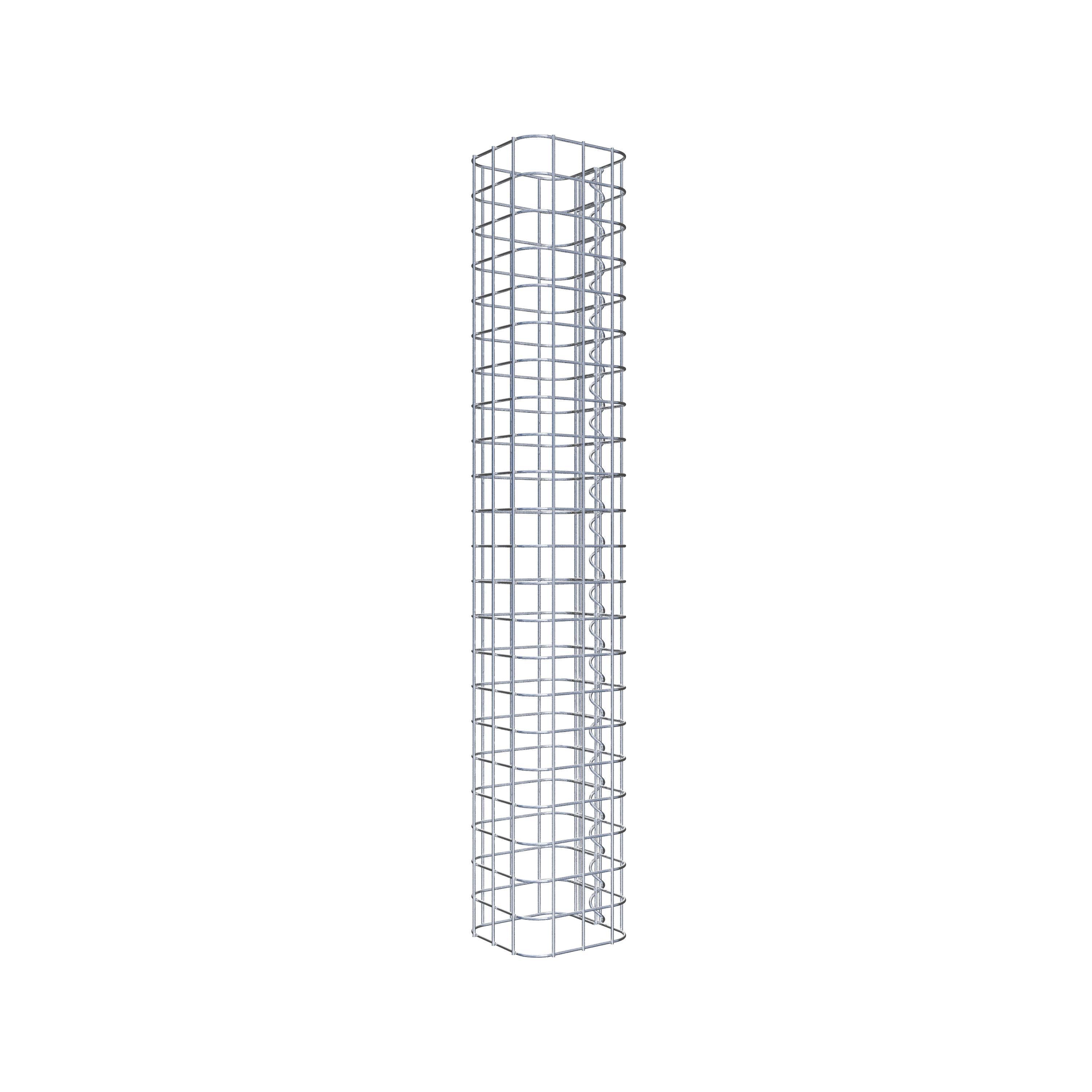 Colonne gabion 17 x 17 cm, MW 5 x 5 cm carré